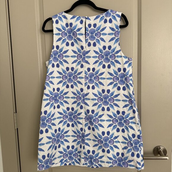 Hill House Charlie Dress in Blue Mosaic - Size Medium - Picture 4 of 5